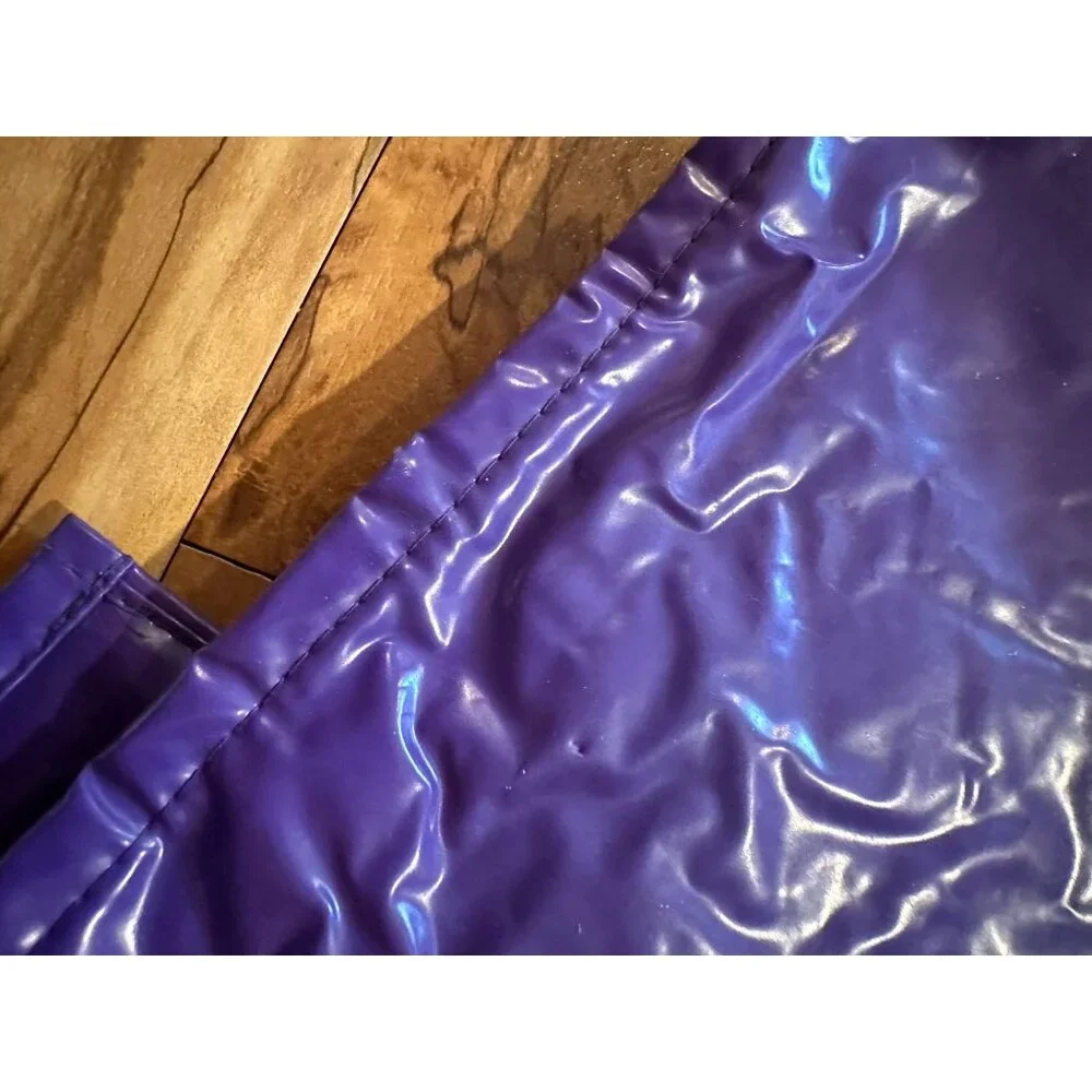 Vintage Misty Harbor ☔️ Kid's Any Weather Slicker Purple Raincoat Size‎ 7 (399)